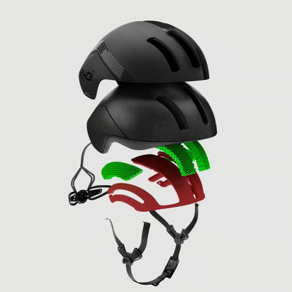 Casque EKOI AERODINAMICA BY PINIFARINA NOIR ROUGE (6) Casque EKOI AERODINAMICA BY PINIFARINA NOIR ROUGE (6)