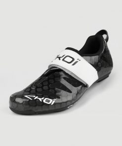 GIÀY ĐẠP XE TRIATHLON  EKOI R4 MÀU ĐEN NHẠT
