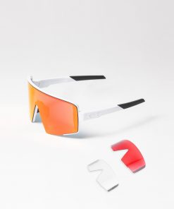 Kính Mát EKOI Racing MAGNETIC White Revo Red